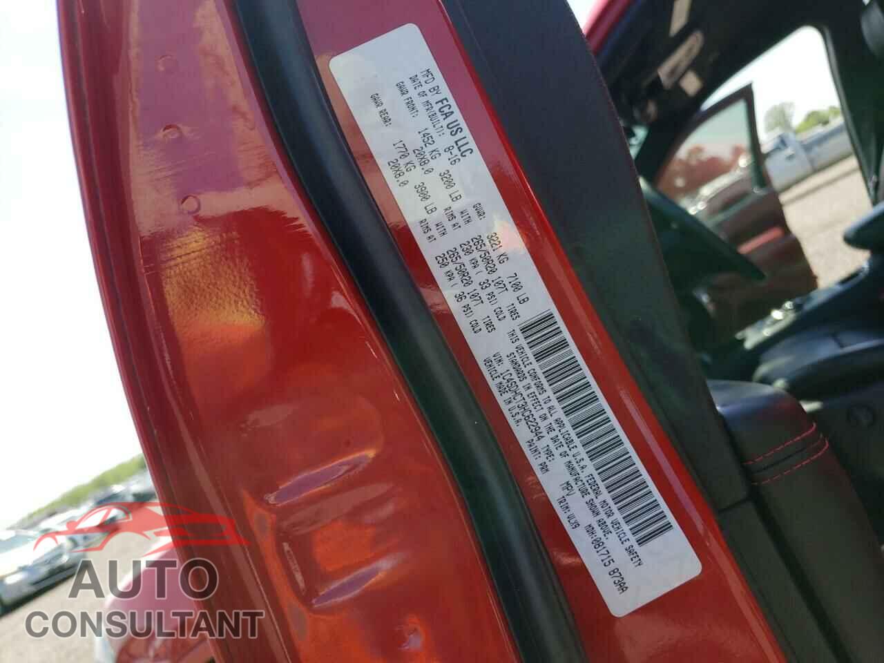DODGE DURANGO 2017 - 1C4SDHCT3HC622944