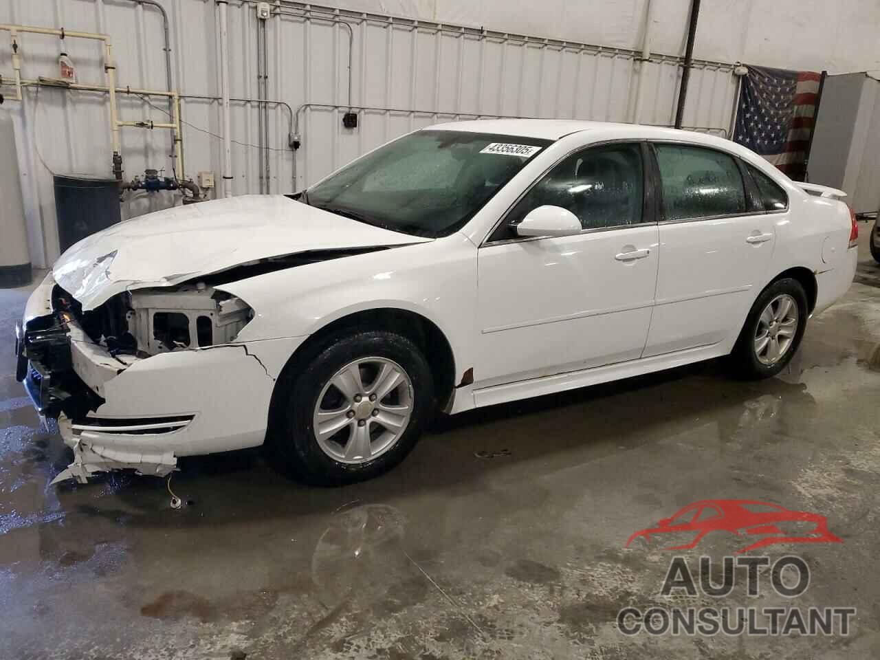 CHEVROLET IMPALA 2012 - 2G1WF5E36C1323589