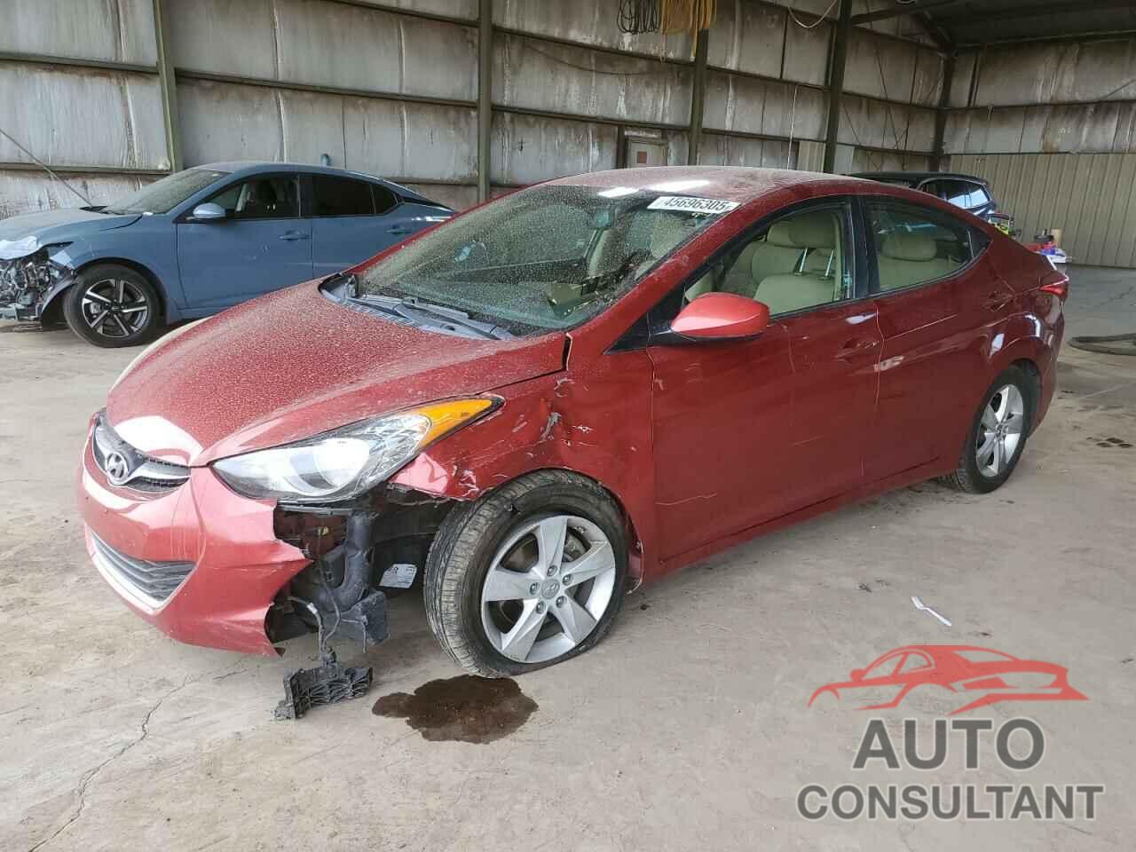 HYUNDAI ELANTRA 2012 - KMHDH4AE1CU464824