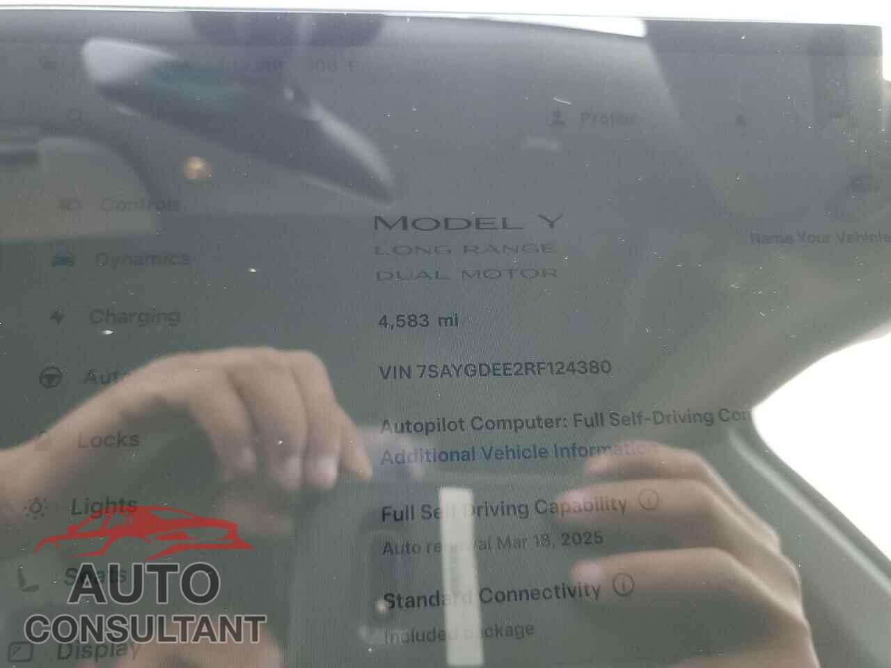 TESLA MODEL Y 2024 - 7SAYGDEE2RF124380