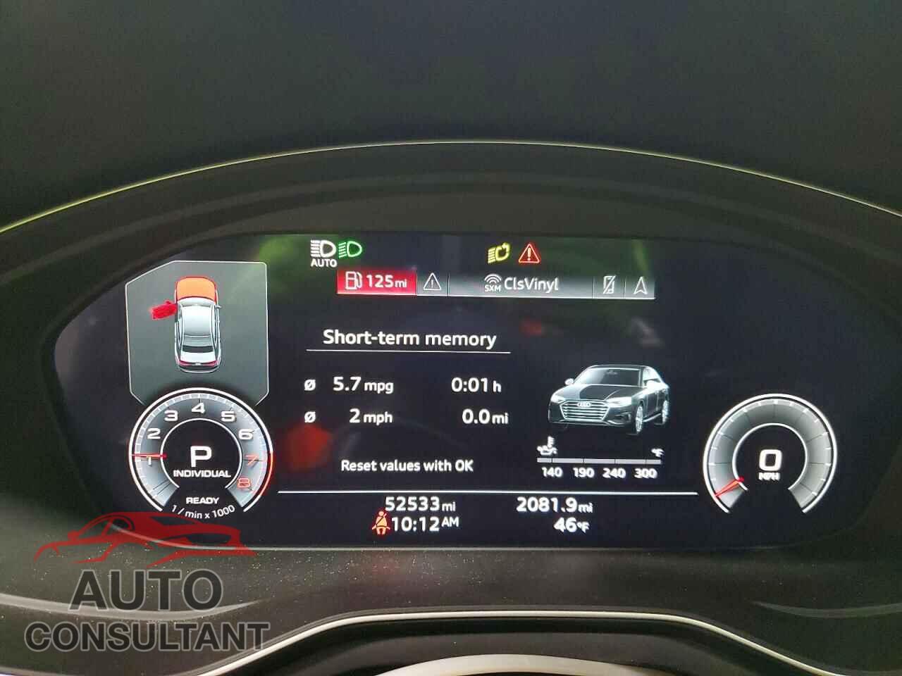 AUDI A4 2022 - WAUEAAF45NN010761
