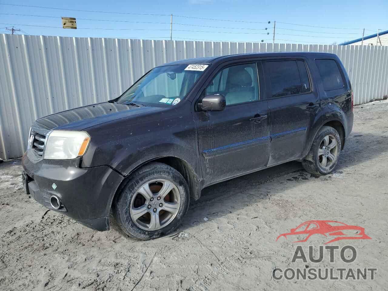 HONDA PILOT 2012 - 5FNYF4H54CB004261