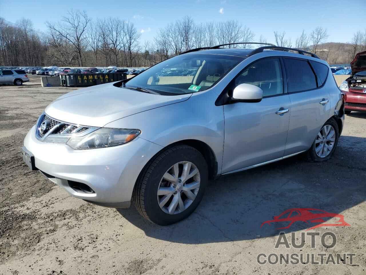 NISSAN MURANO 2012 - JN8AZ1MW2CW208739