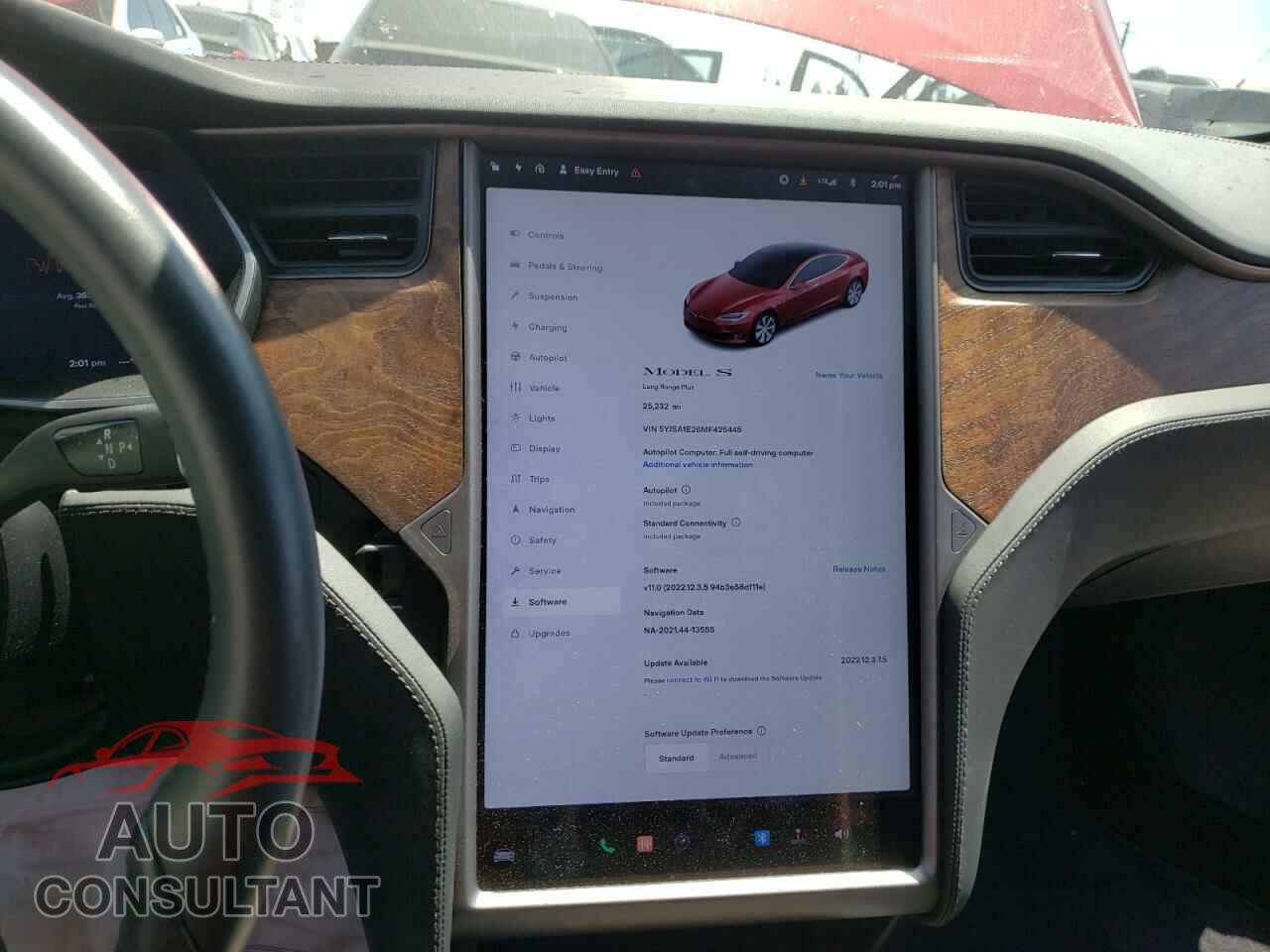 TESLA MODEL S 2021 - 5YJSA1E26MF425445