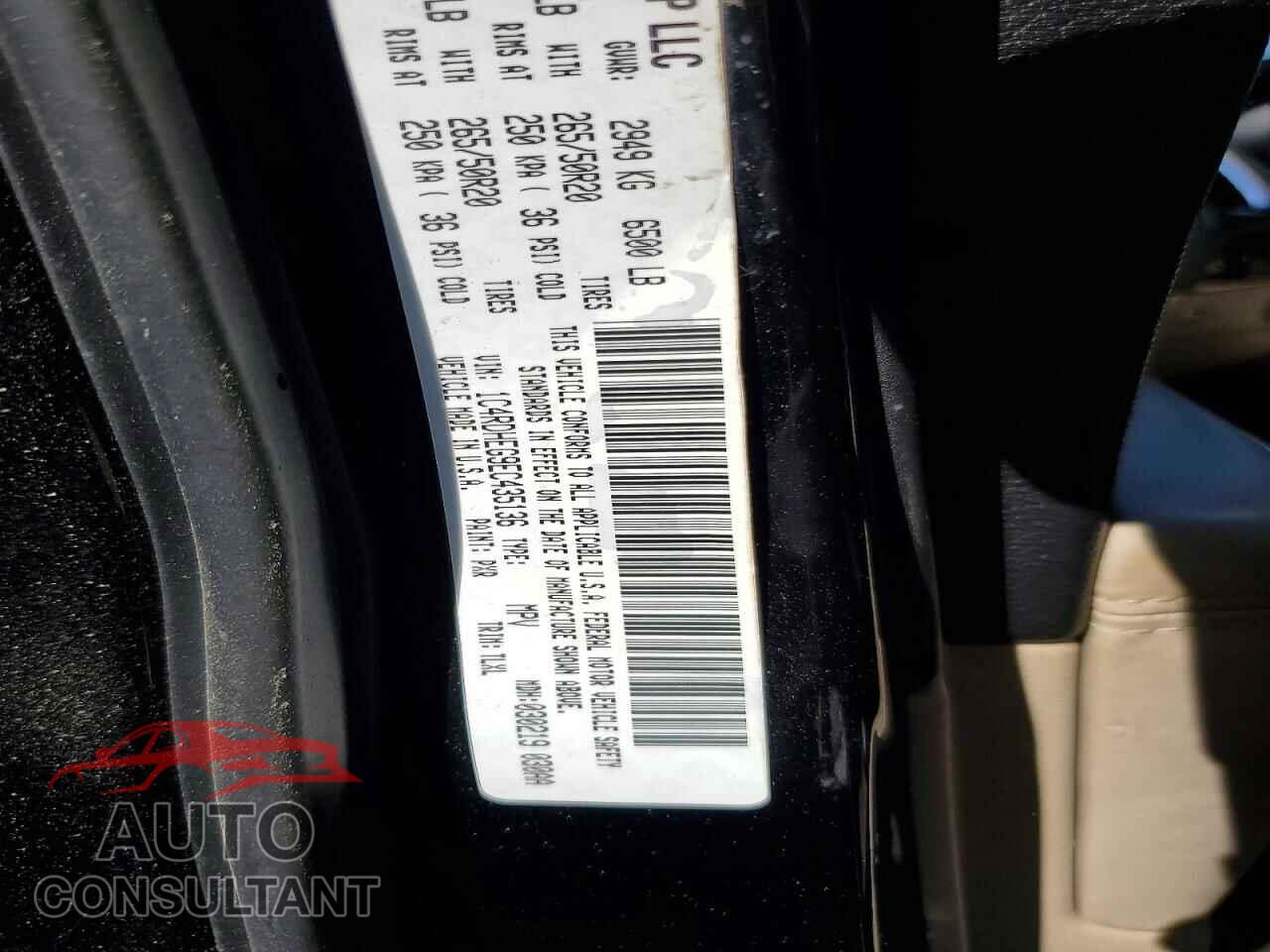 DODGE DURANGO 2014 - 1C4RDHEG9EC435136