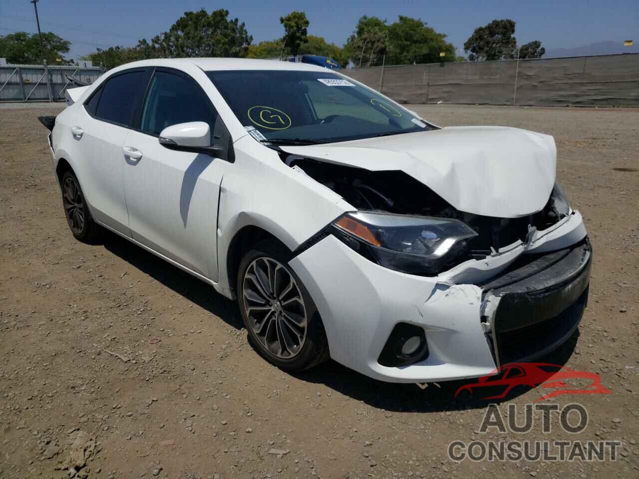 TOYOTA COROLLA 2016 - 5YFBURHE5GP420306