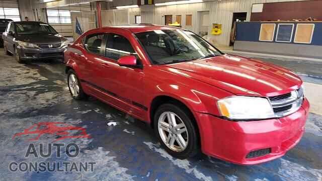 DODGE AVENGER 2012 - 1C3CDZCB6CN157448