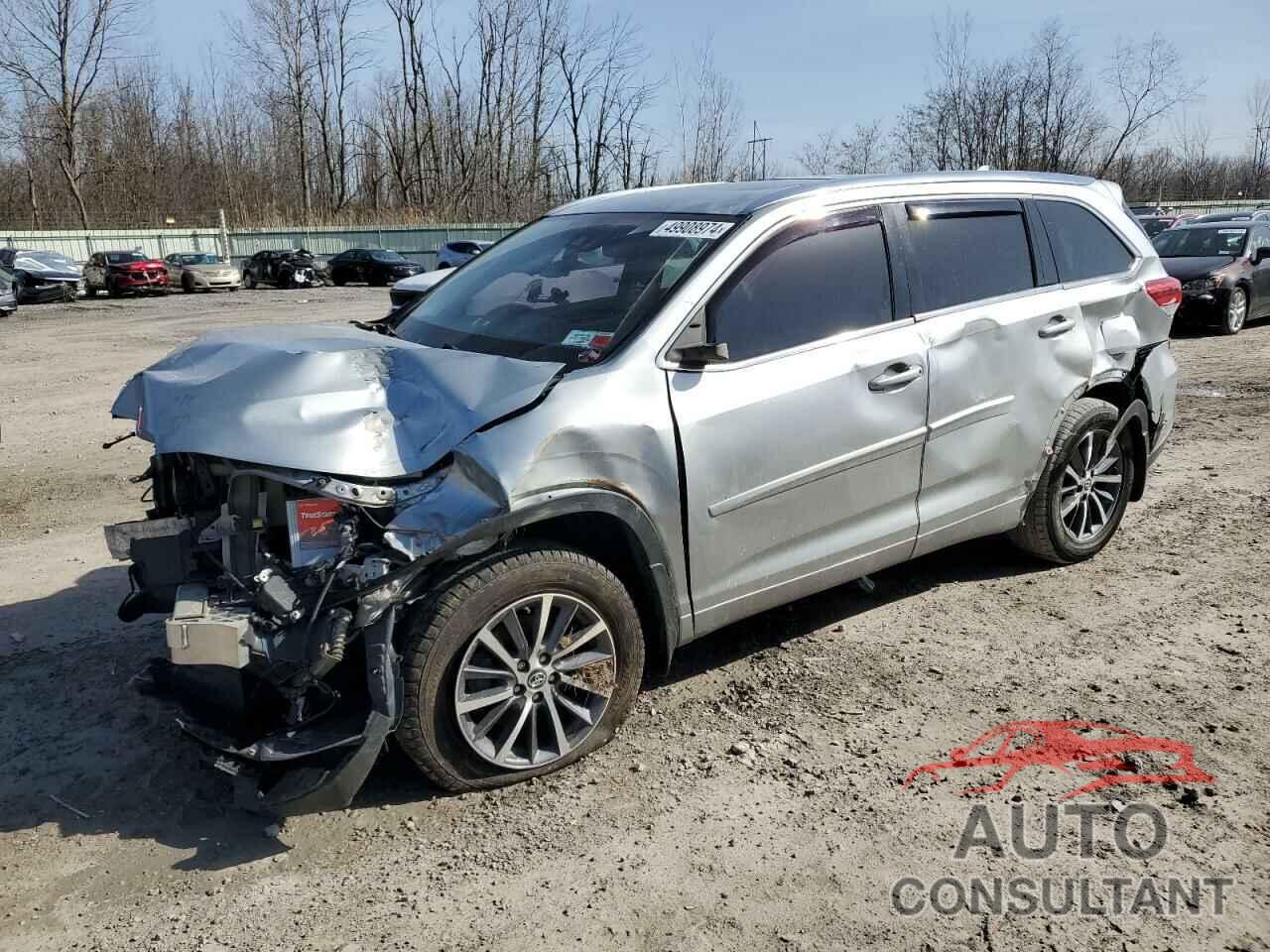 TOYOTA HIGHLANDER 2017 - 5TDJZRFH0HS369543