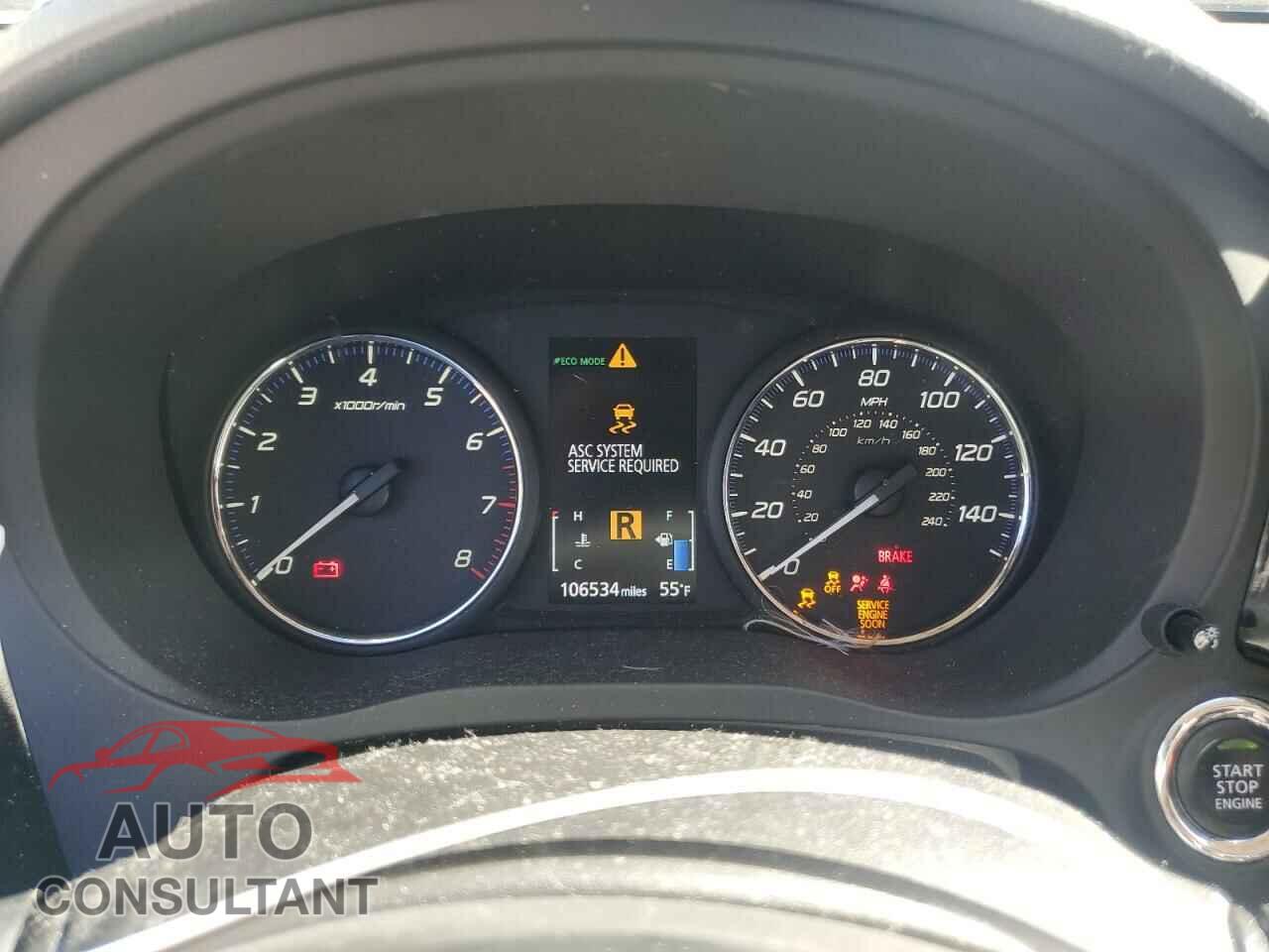 MITSUBISHI OUTLANDER 2017 - JA4AD3A39HZ050870