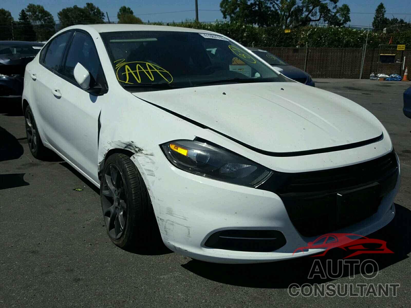 DODGE DART 2016 - 1C3CDFAA9GD606268