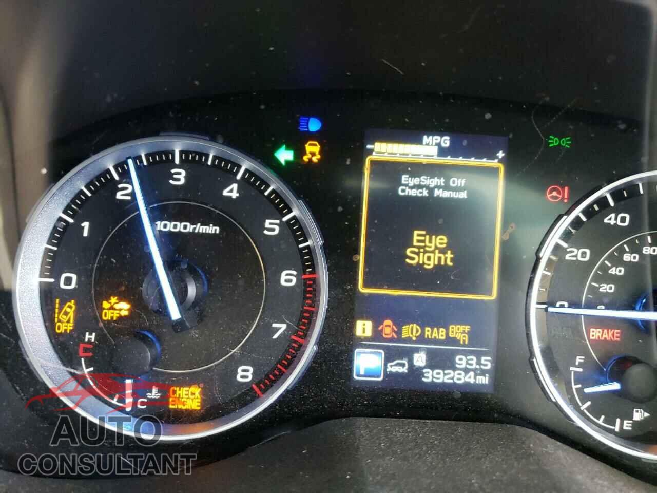 SUBARU ASCENT 2019 - 4S4WMAPD3K3454186