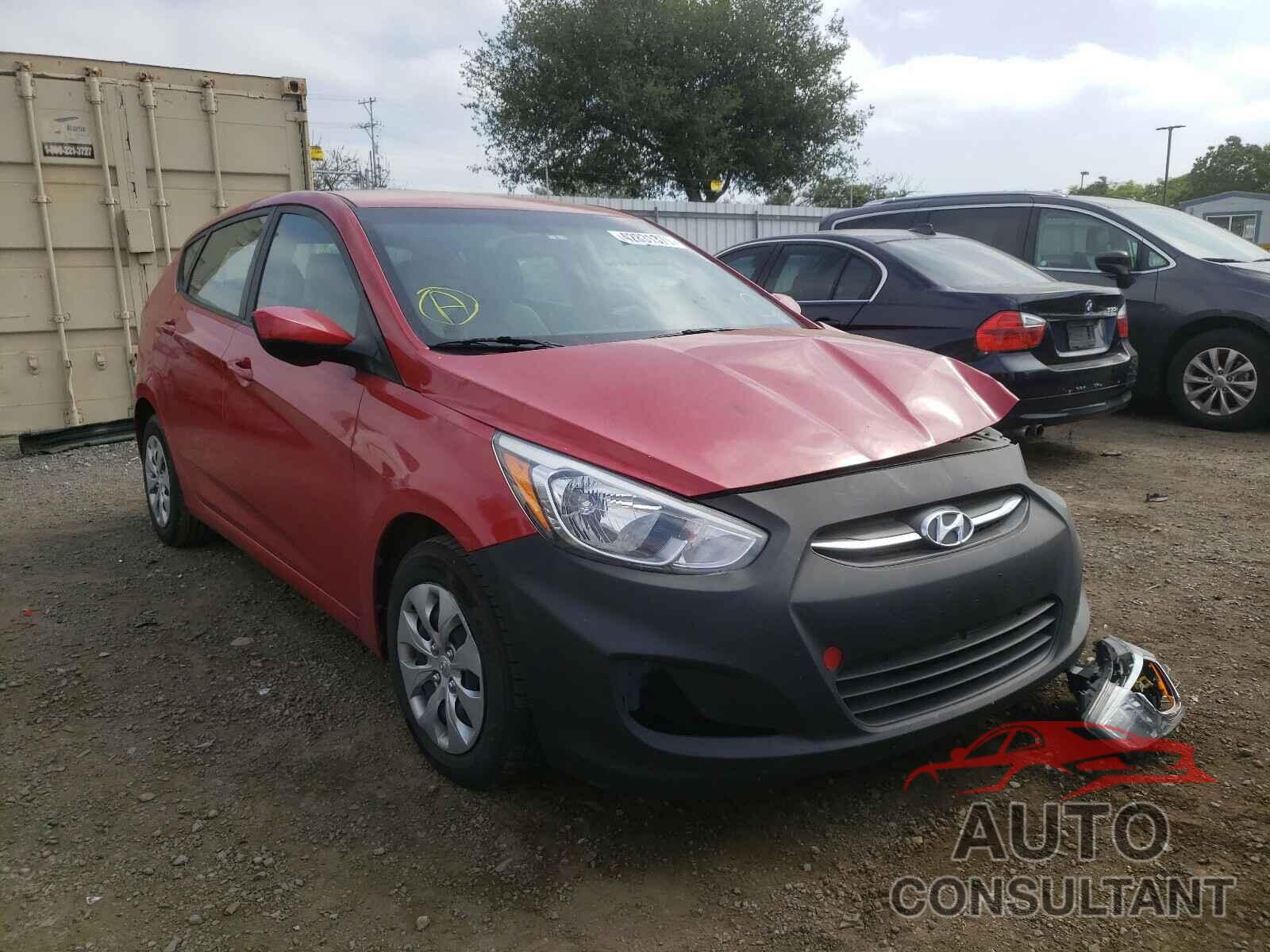 HYUNDAI ACCENT 2017 - KMHCT5AE1HU323470