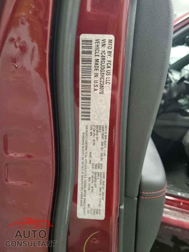 DODGE DURANGO 2024 - 1C4RDJDG8RC238070