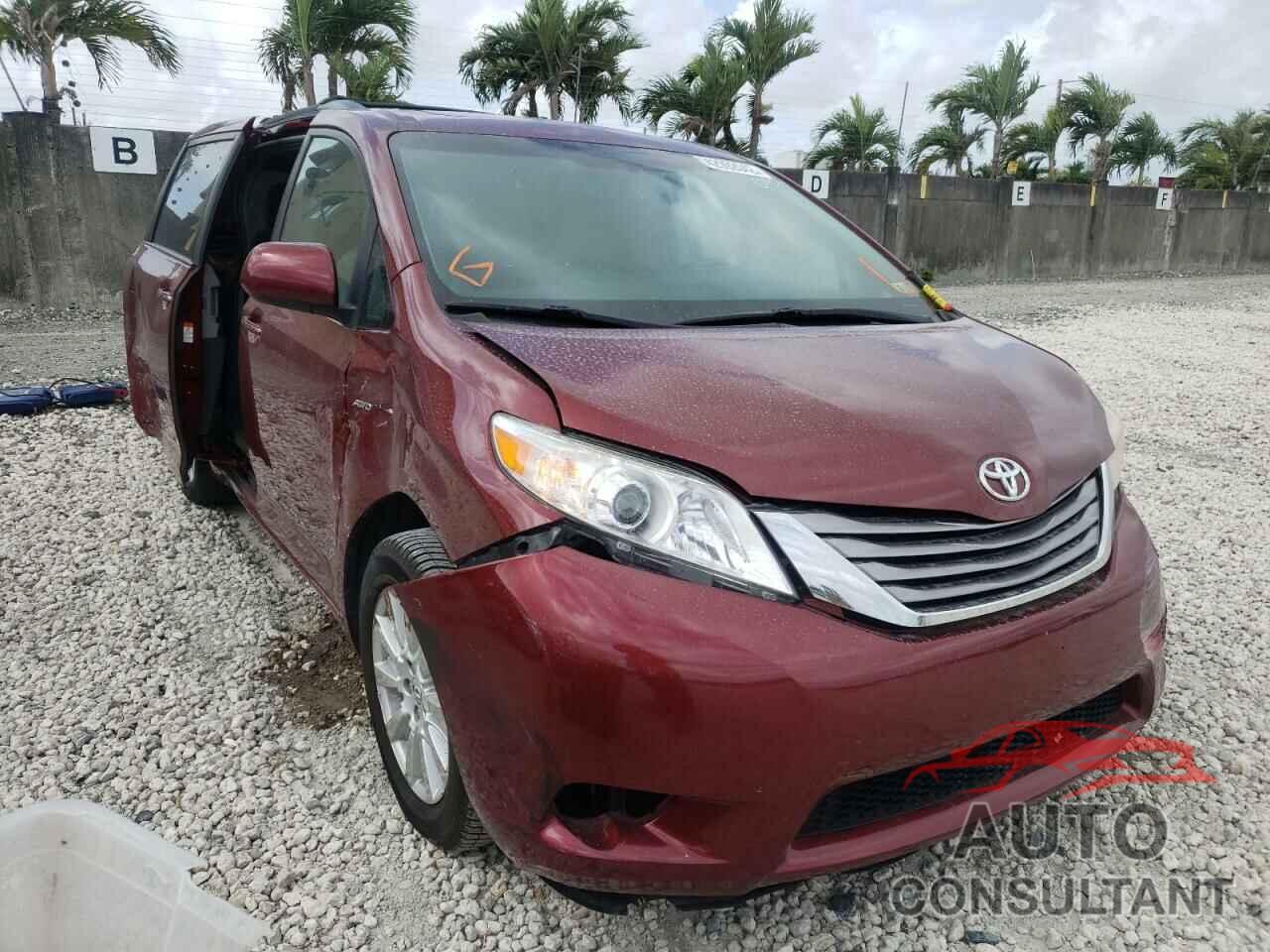 TOYOTA SIENNA 2017 - 5TDDZ3DCXHS170145