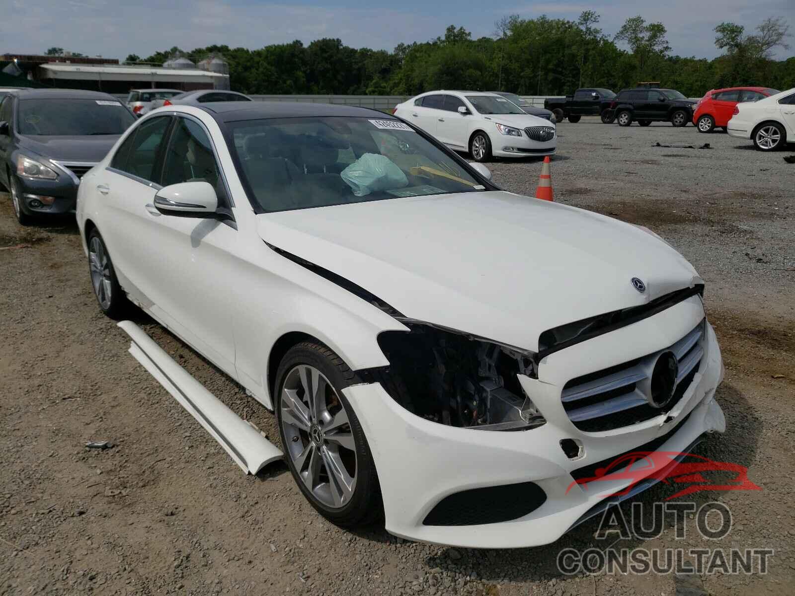 MERCEDES-BENZ C CLASS 2018 - WDDWF4JB4JR351688