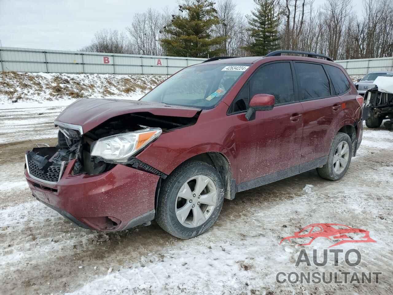 SUBARU FORESTER 2016 - JF2SJADC8GH444787