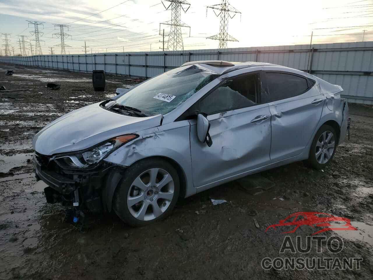 HYUNDAI ELANTRA 2013 - KMHDH4AE6DU887030