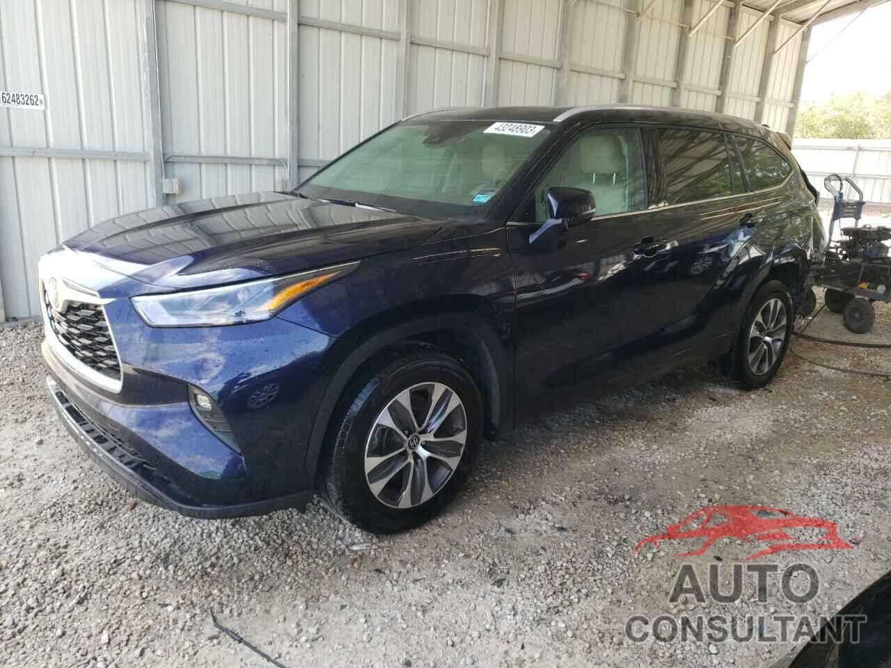 TOYOTA HIGHLANDER 2022 - 5TDGZRAH0NS552423