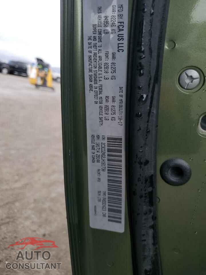 DODGE CHALLENGER 2018 - 2C3CDZAG2JH161730