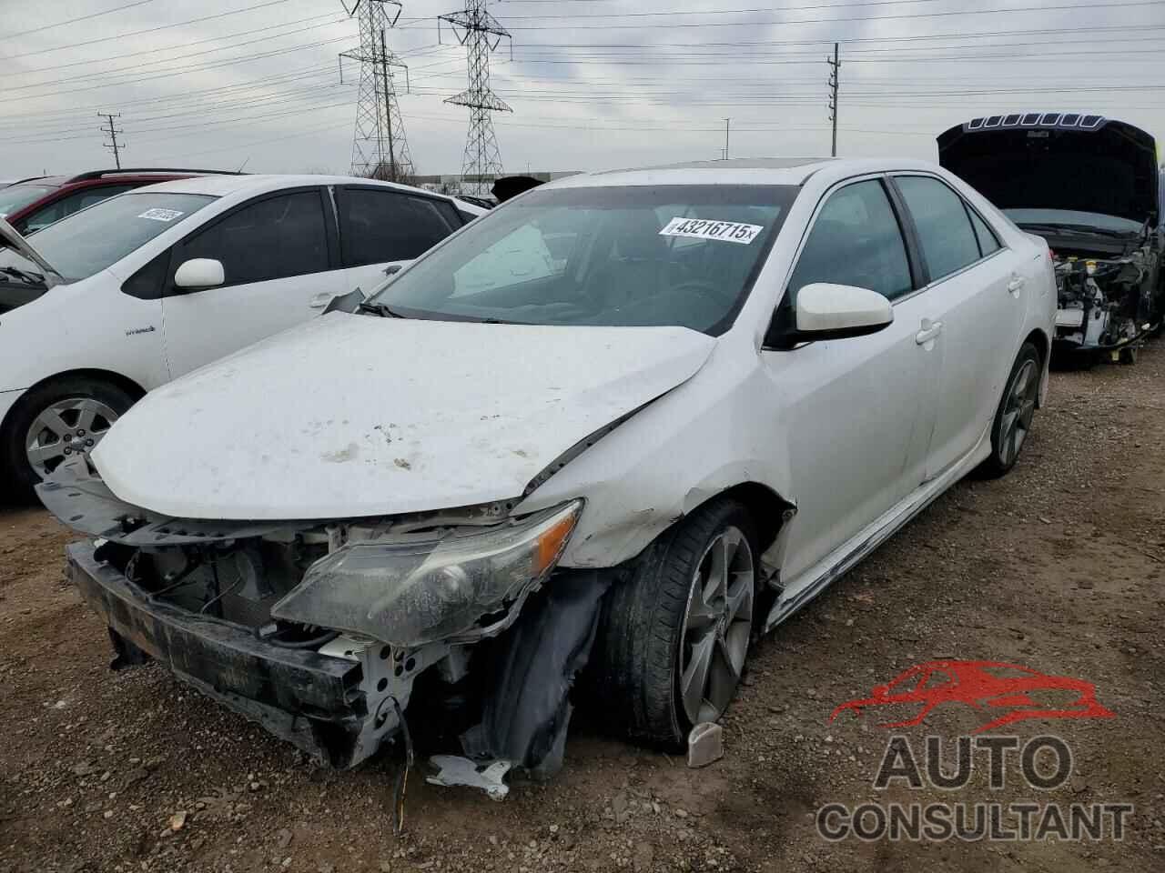 TOYOTA CAMRY 2012 - 4T1BF1FK6CU624478