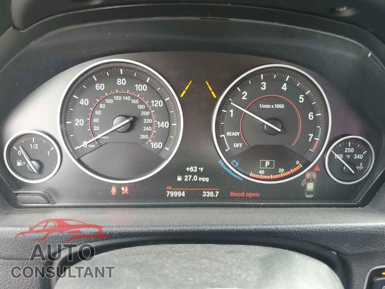 BMW 3 SERIES 2016 - WBA8E9G53GNU28245