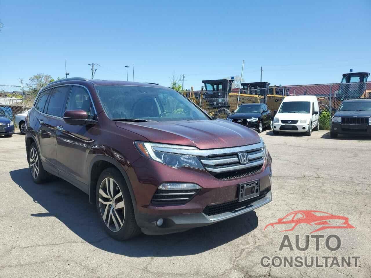 HONDA PILOT 2016 - 5FNYF6H92GB509526