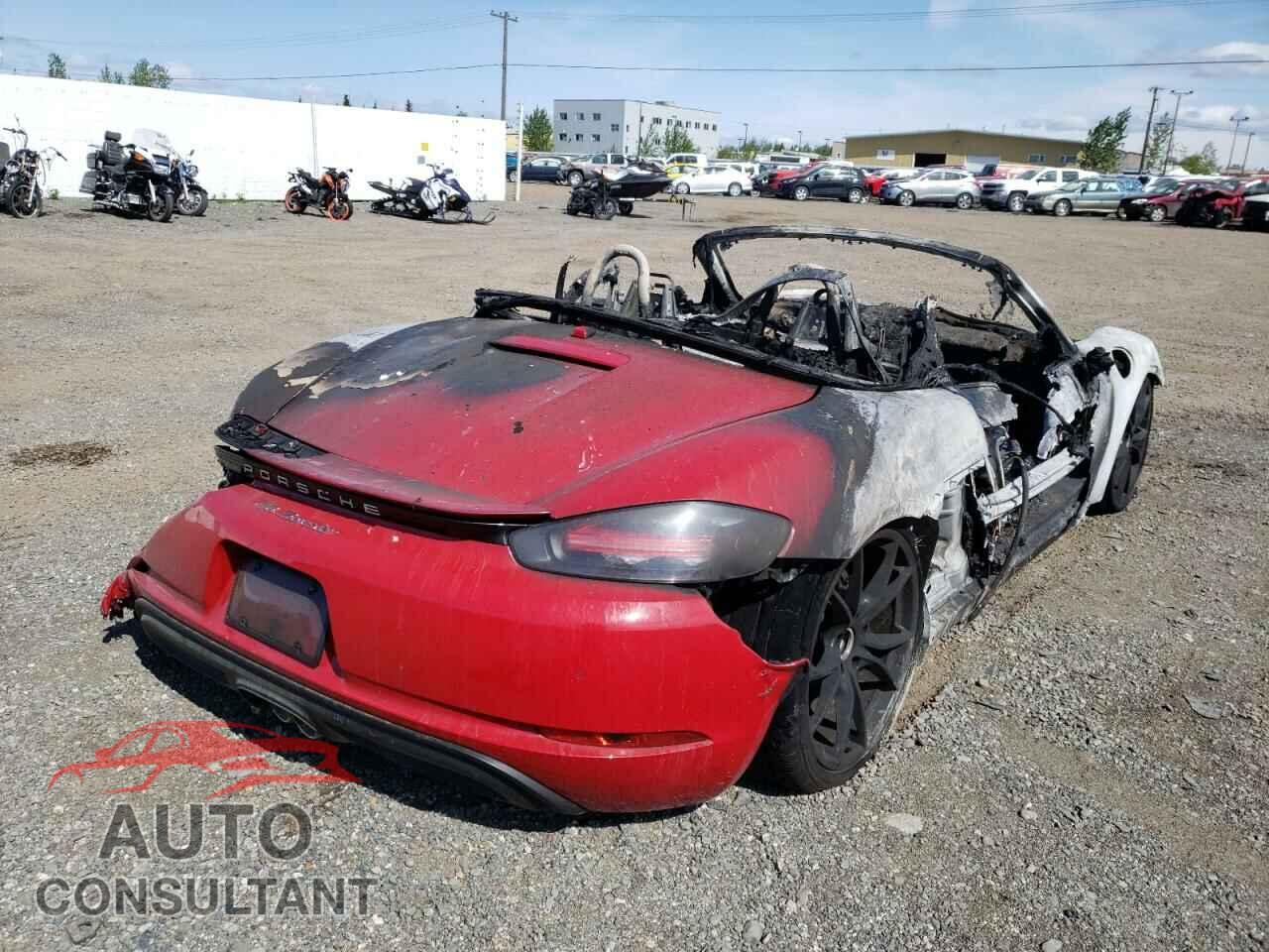 PORSCHE BOXSTER 2017 - WP0CA2A85HS221135