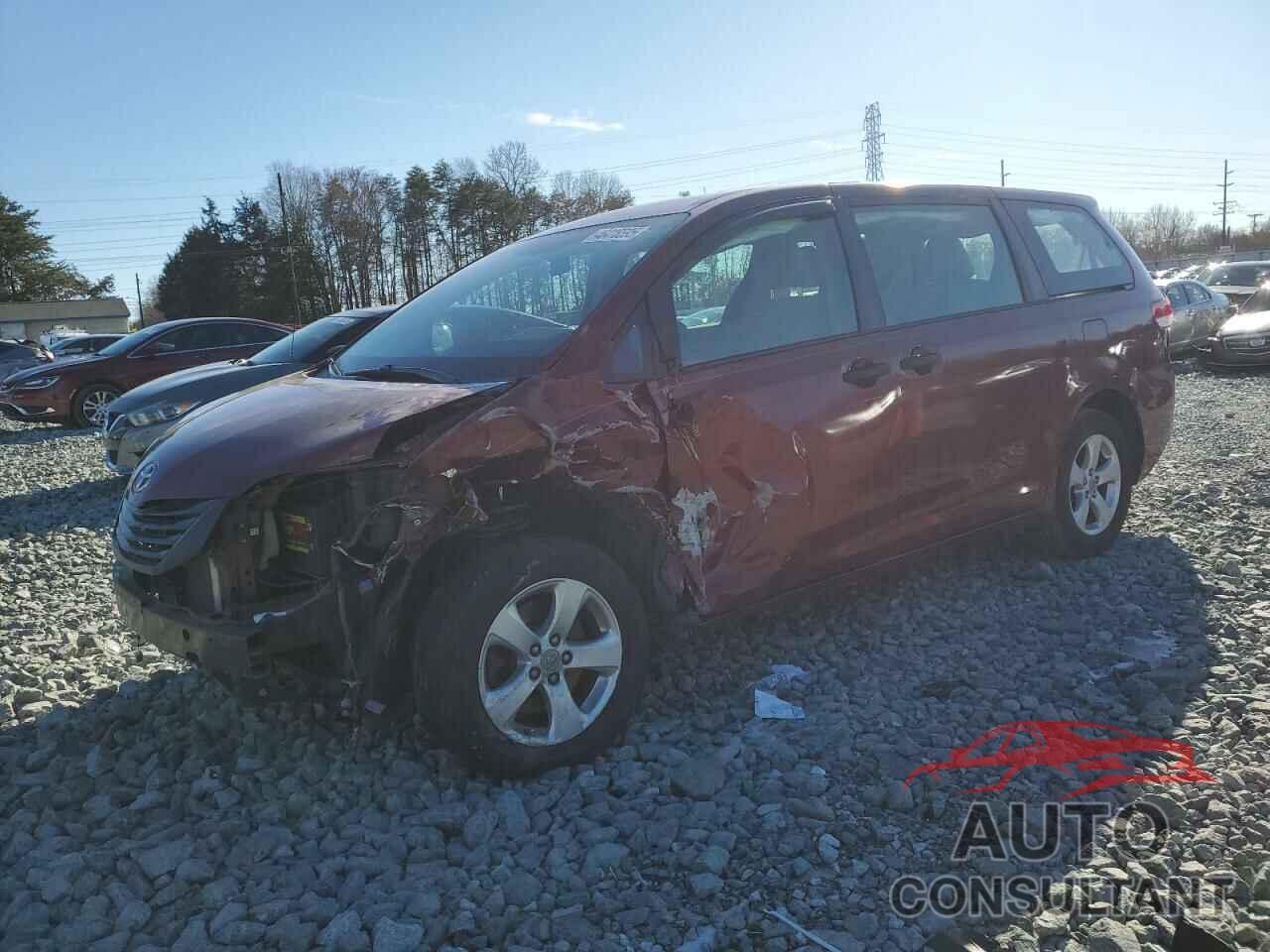 TOYOTA SIENNA 2012 - 5TDKA3DC8CS016489