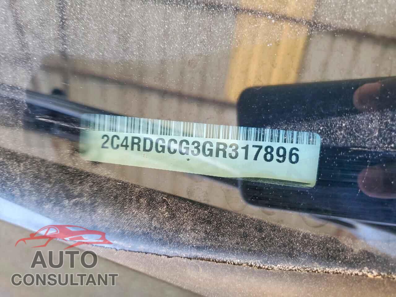 DODGE CARAVAN 2016 - 2C4RDGCG3GR317896