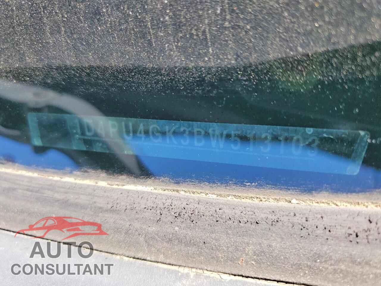 DODGE NITRO 2011 - 1D4PU4GK3BW513103
