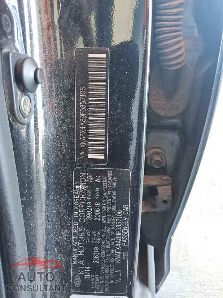 KIA FORTE 2015 - KNAFX4A89F5357106
