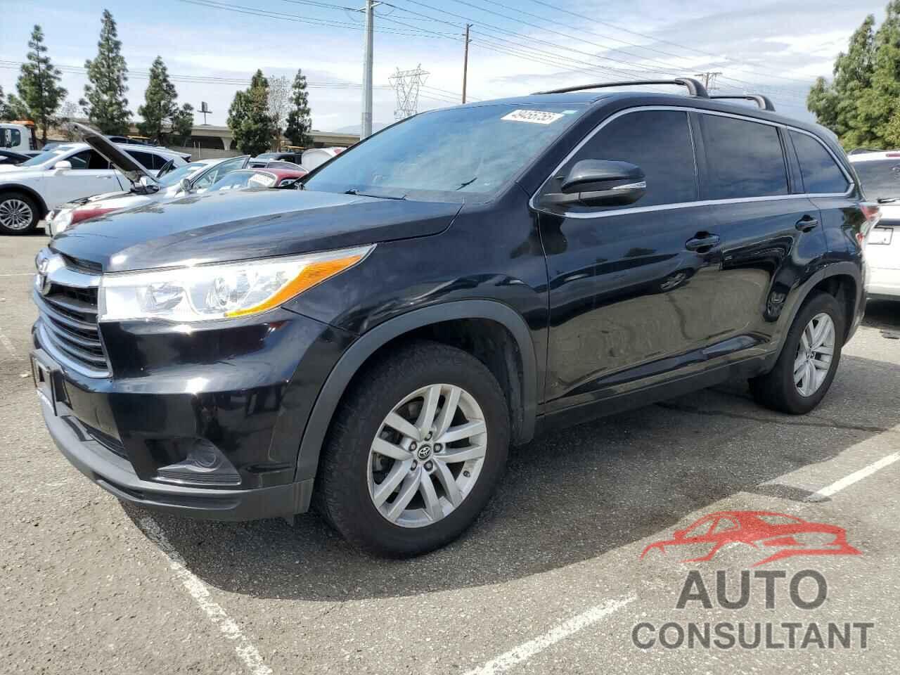 TOYOTA HIGHLANDER 2016 - 5TDZARFH3GS019168