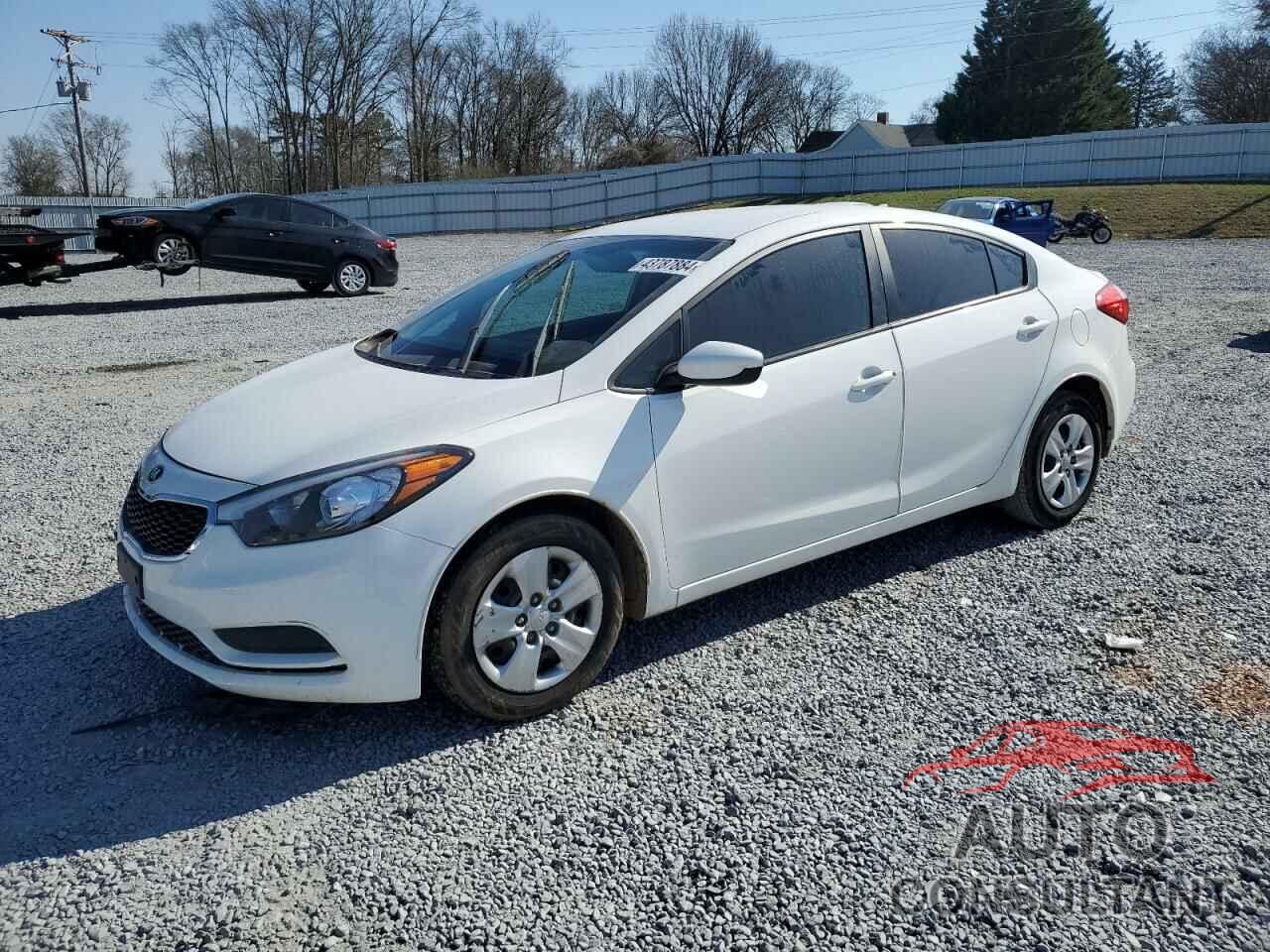 KIA FORTE 2016 - KNAFK4A64G5616440