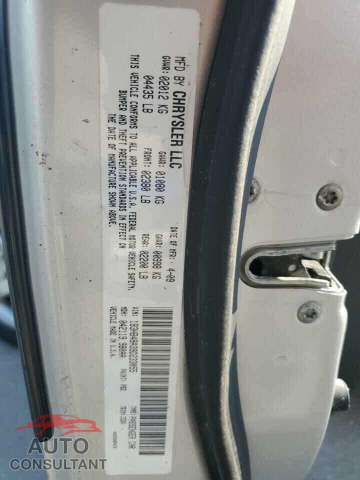 DODGE CALIBER 2009 - 1B3HB48A39D233055