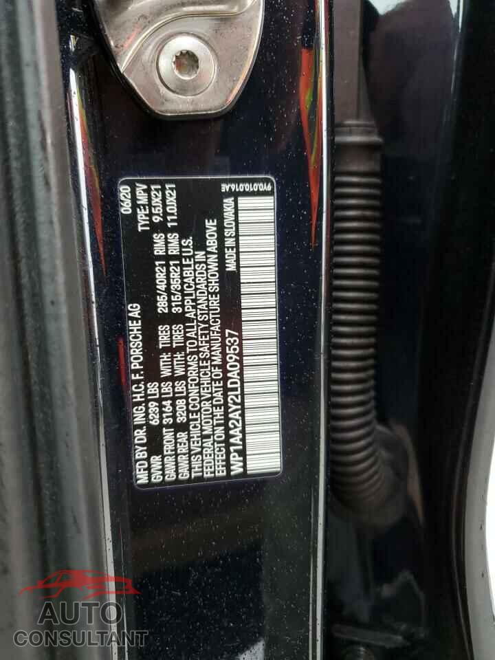 PORSCHE CAYENNE 2020 - WP1AA2AY2LDA09537
