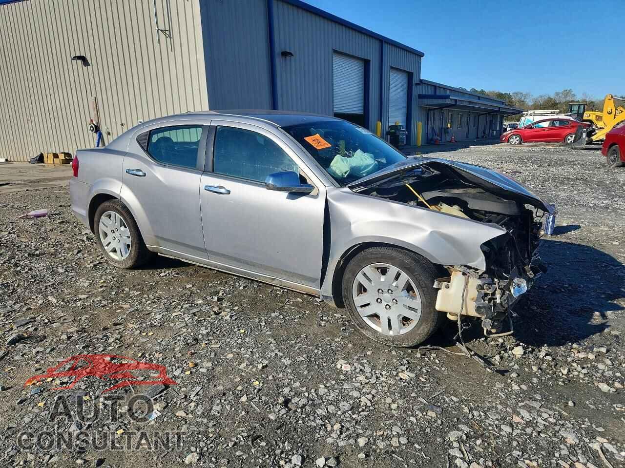 DODGE AVENGER 2013 - 1C3CDZAG2DN751051