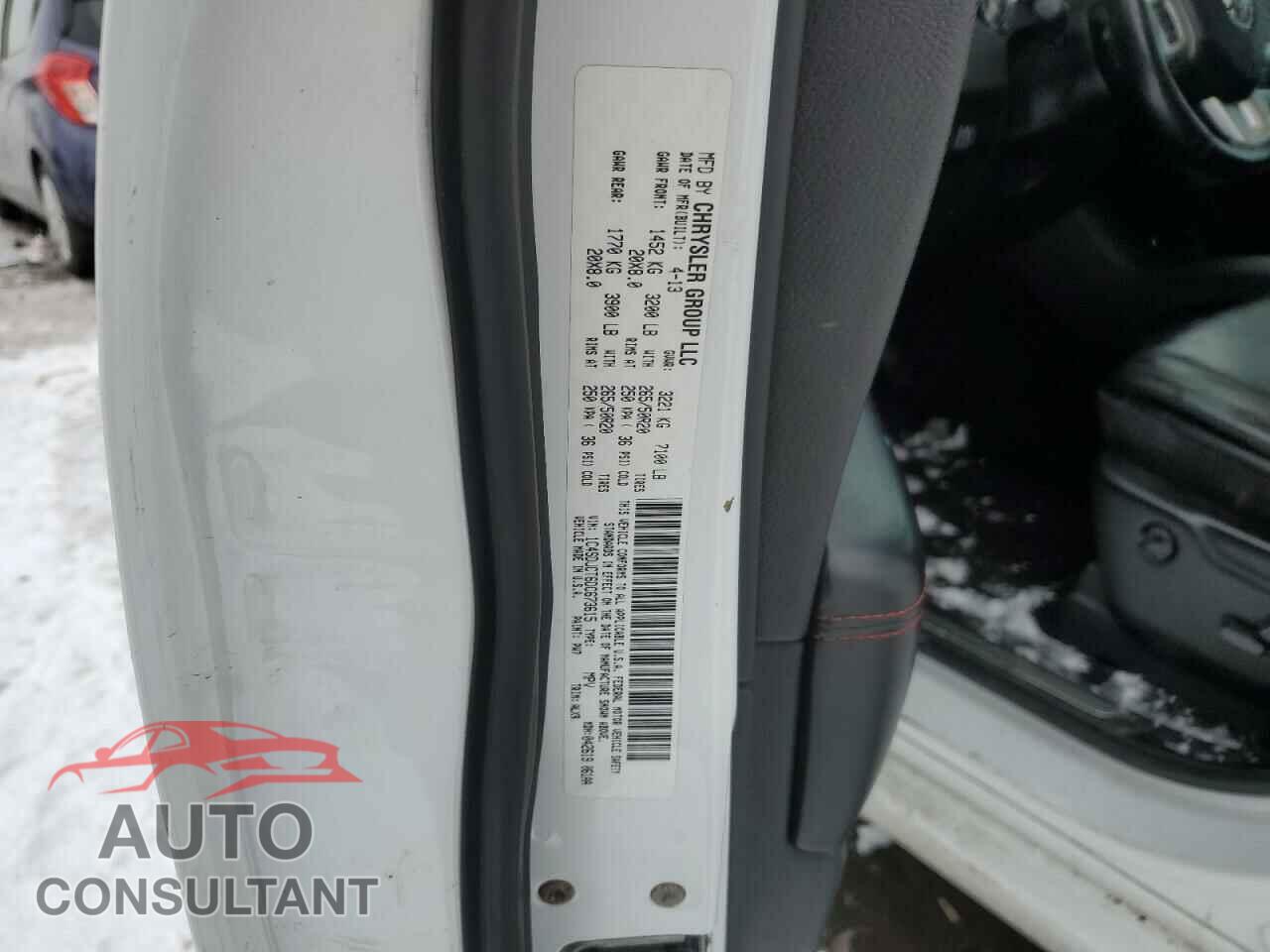DODGE DURANGO 2013 - 1C4SDJCT6DC673615