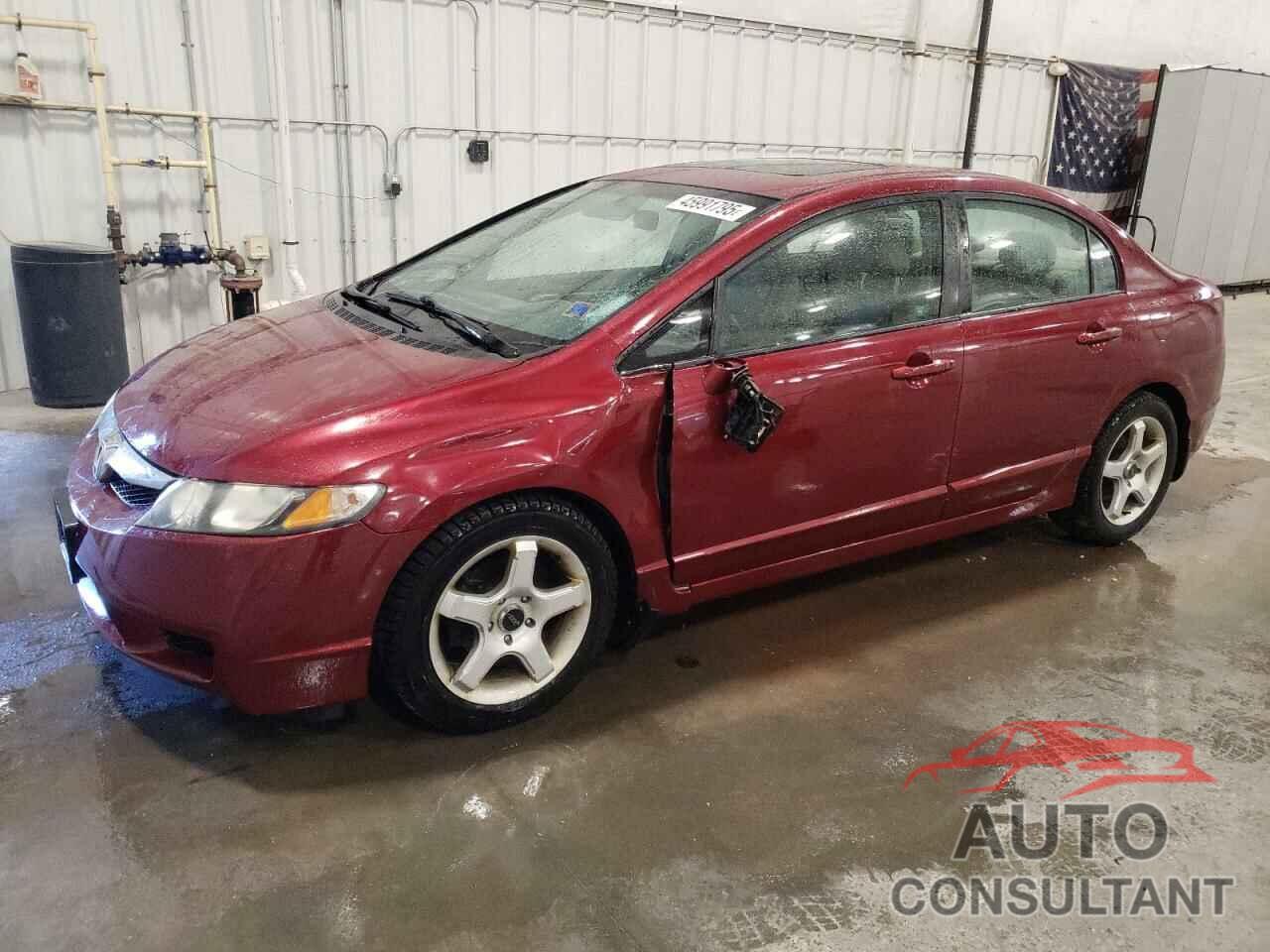 HONDA CIVIC 2010 - 19XFA1F93AE025745