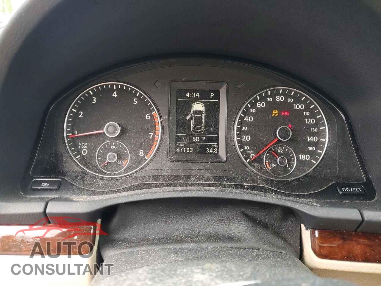 VOLKSWAGEN EOS 2012 - WVWFW7AH6CV002185
