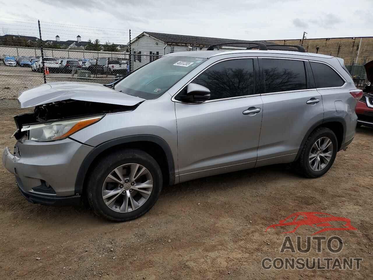 TOYOTA HIGHLANDER 2015 - 5TDKKRFHXFS054934