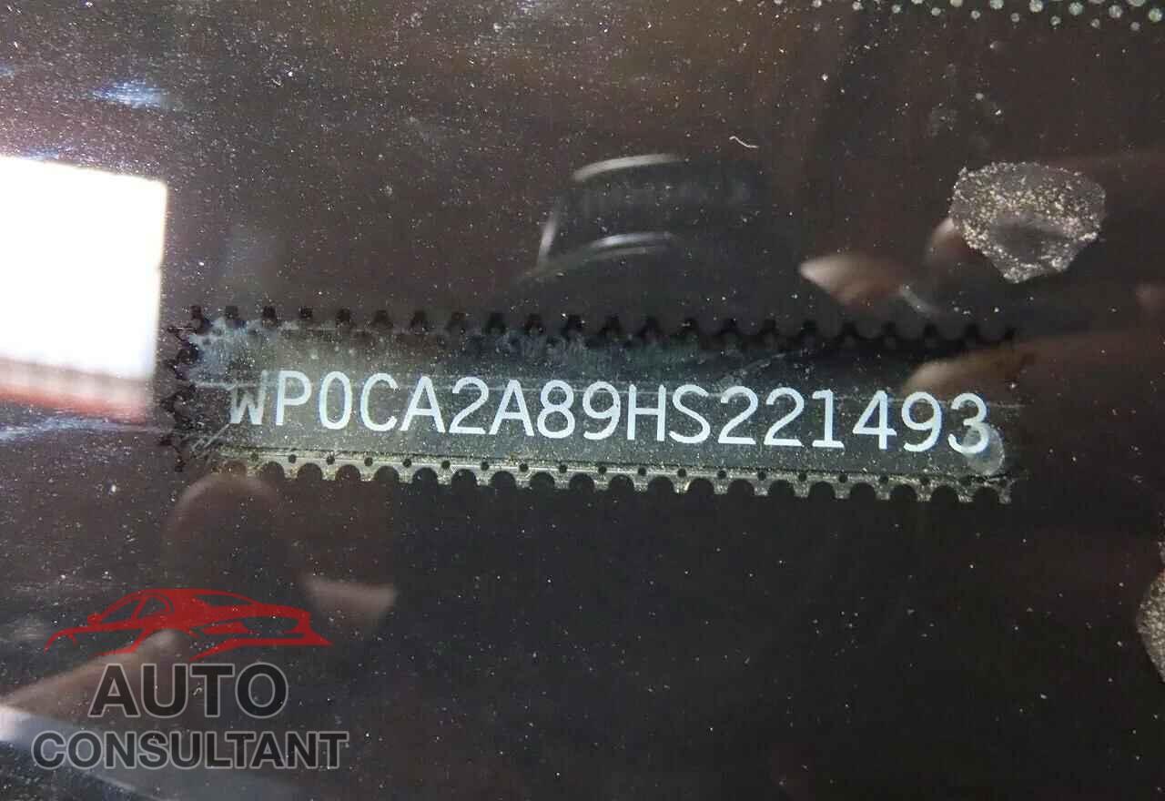 PORSCHE BOXSTER 2017 - WP0CA2A89HS221493