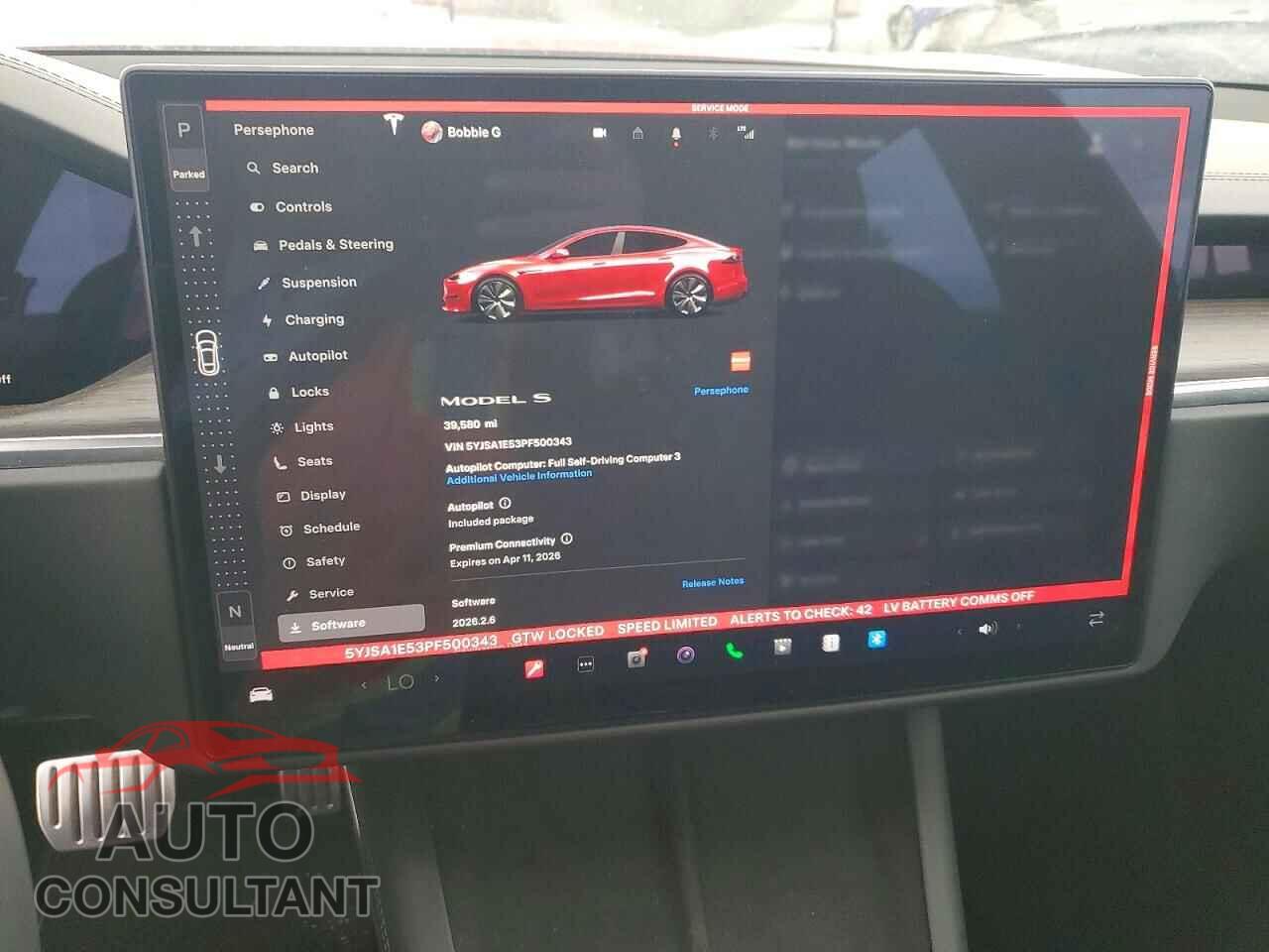 TESLA MODEL S 2023 - 5YJSA1E53PF500343