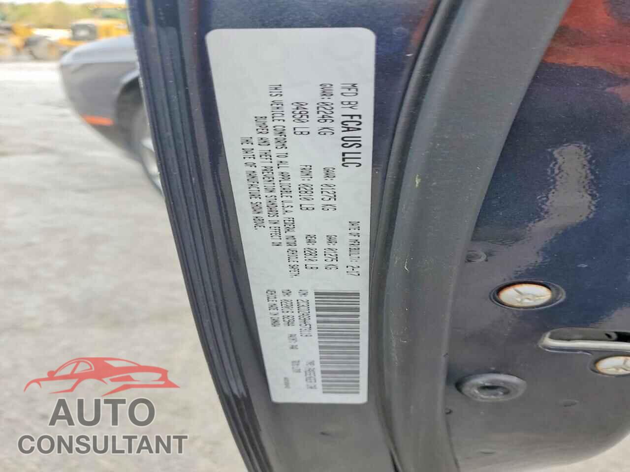 DODGE CHALLENGER 2017 - 2C3CDZAG9HH573119