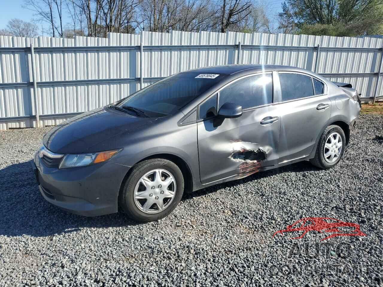 HONDA CIVIC 2012 - 2HGFB2F59CH597475