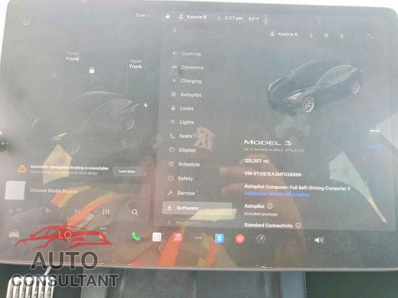 TESLA MODEL 3 2021 - 5YJ3E1EA3MF028999
