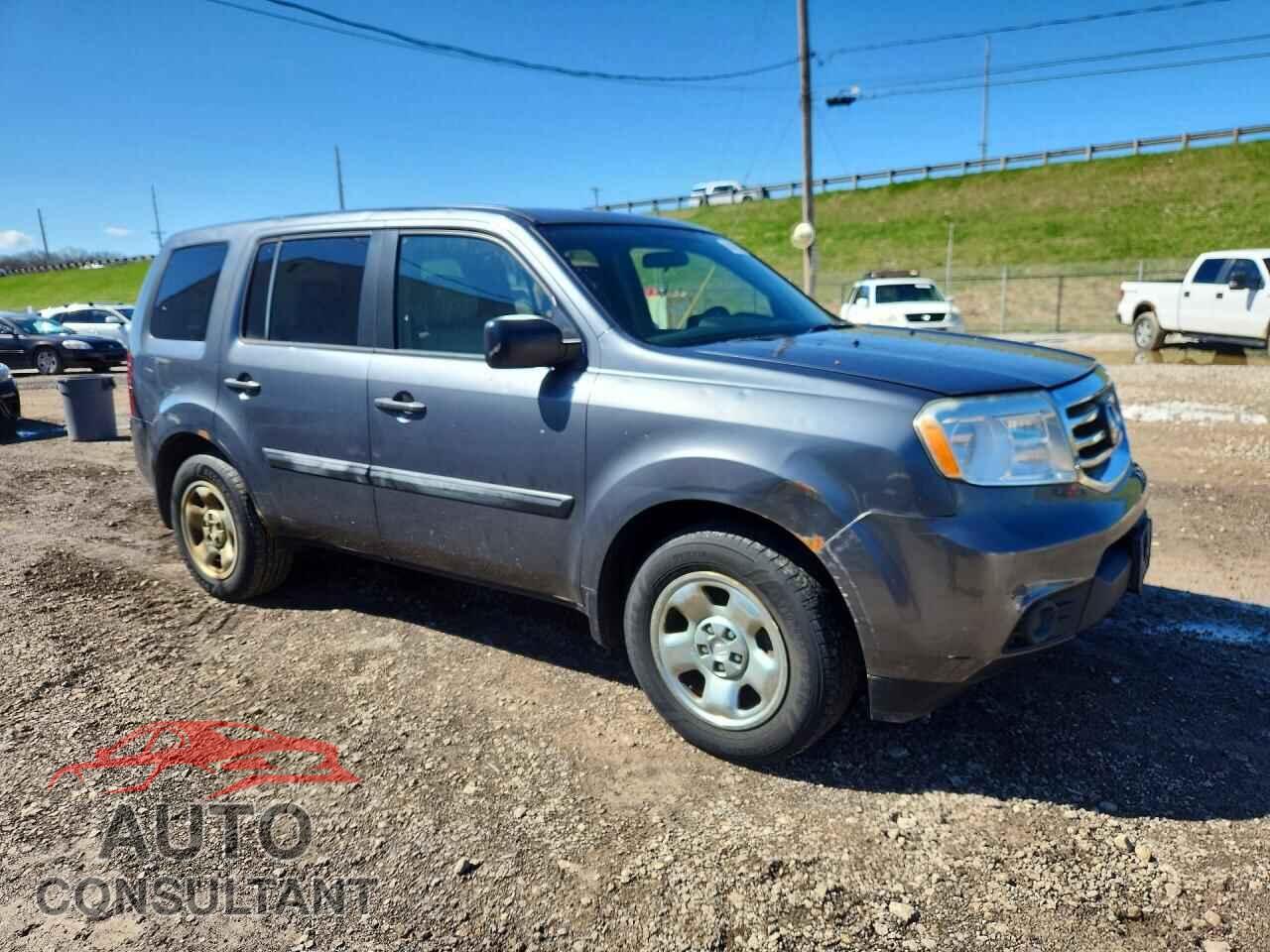 HONDA PILOT 2013 - 5FNYF4H21DB014298