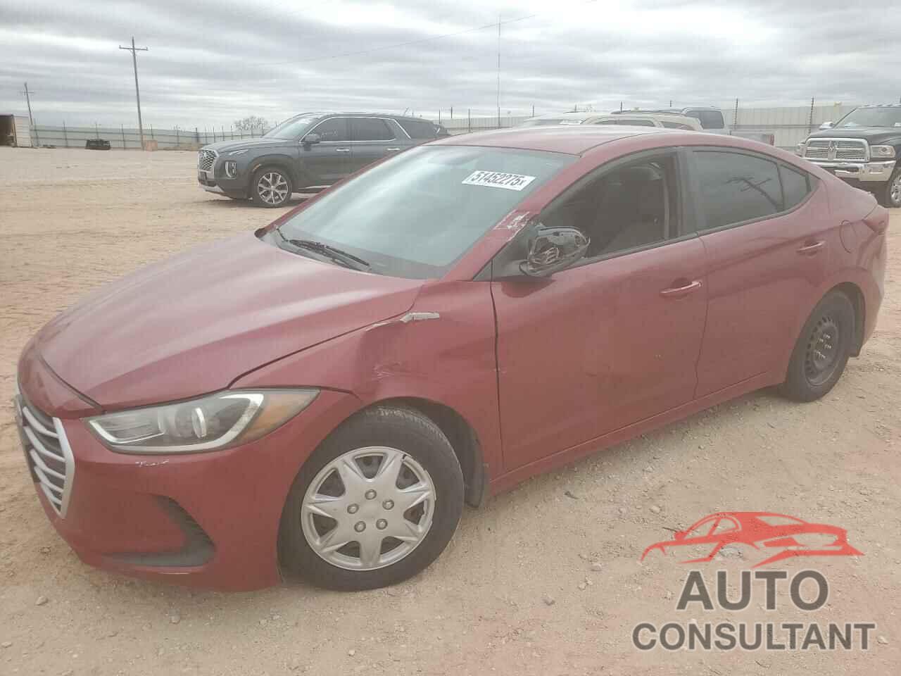 HYUNDAI ELANTRA 2017 - KMHD74LFXHU399021
