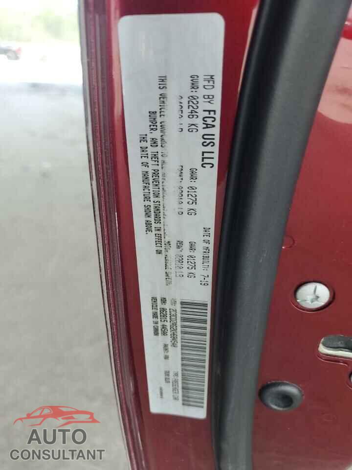 DODGE CHALLENGER 2019 - 2C3CDZAG2KH684540