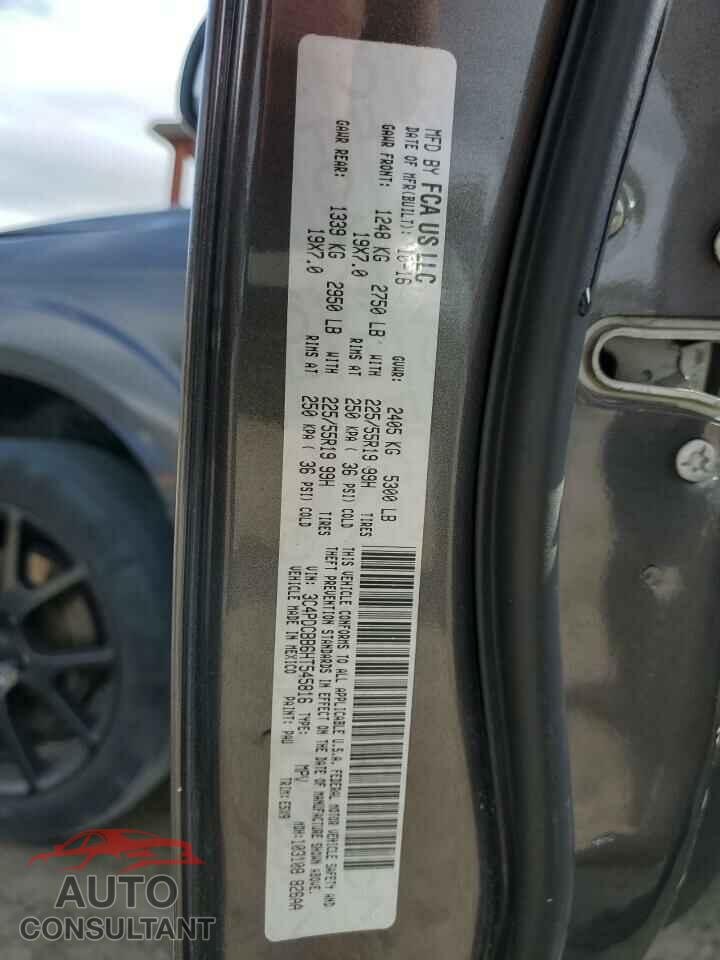 DODGE JOURNEY 2017 - 3C4PDCBB6HT545816