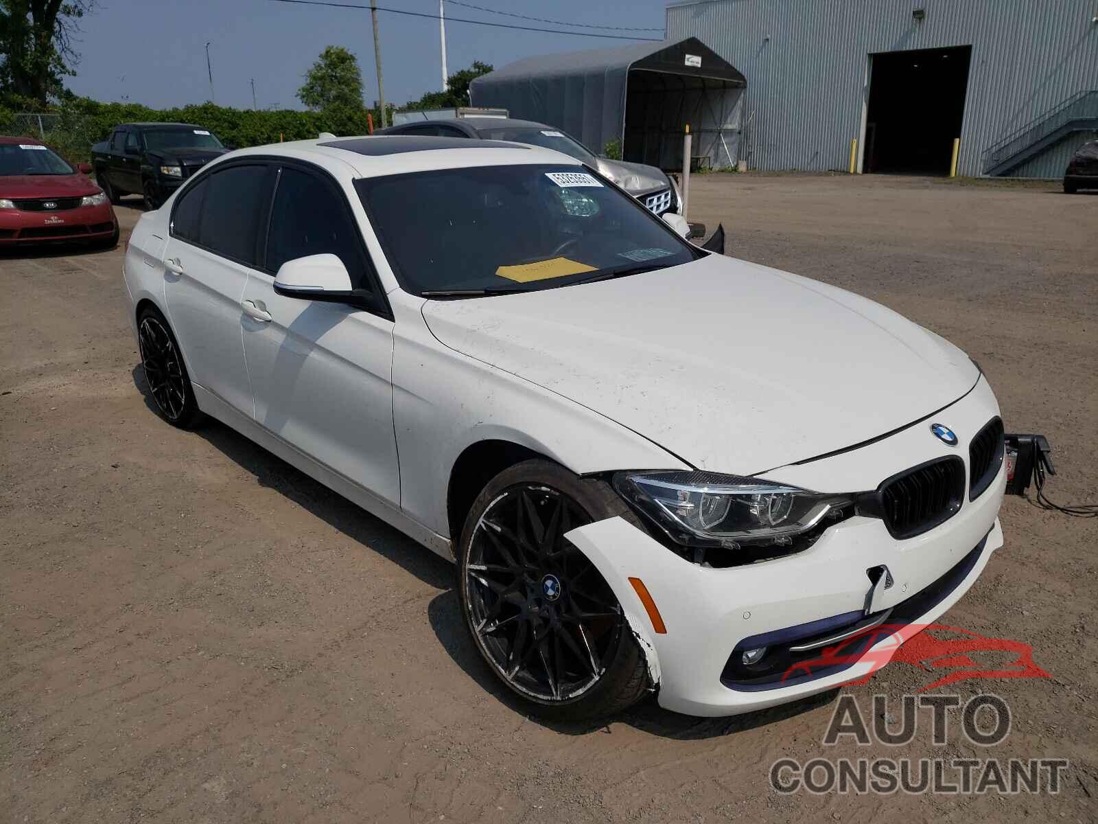 BMW 3 SERIES 2017 - WBA8D9G55HNU59596